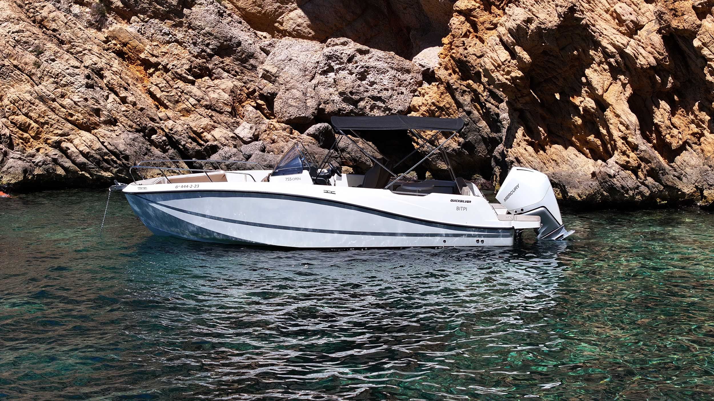 Quicksilver "Bitpi" Full Day Boat Charter thumbnail 1