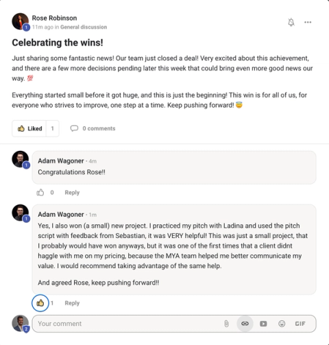 Community post: Rose closed a deal