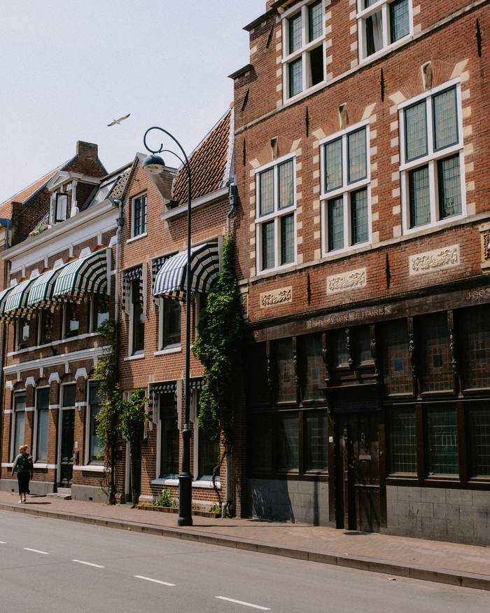Een straat in Haarlem