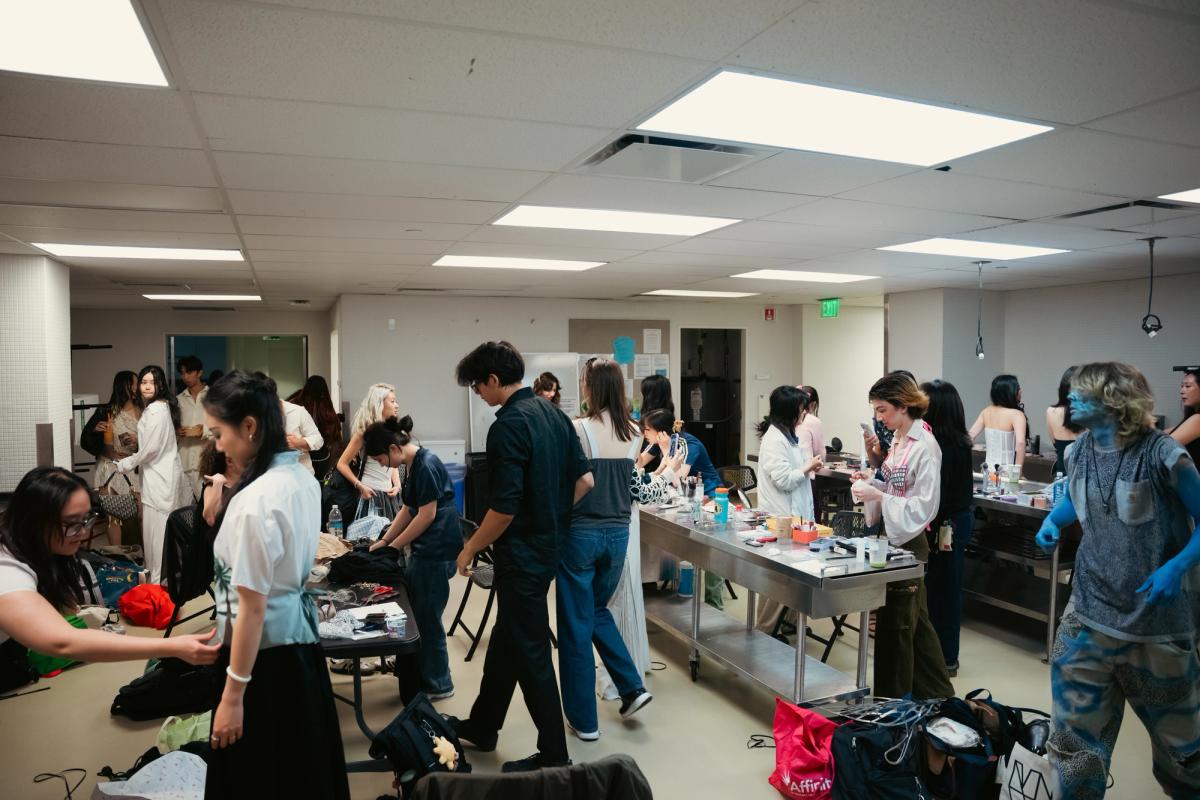 Students in the styling studio Photo: Michelle Xiang