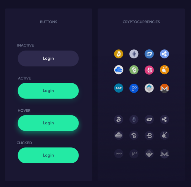 Coinquista mobile screens