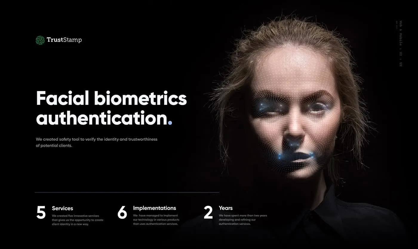 Trust Stamp Facial Biometrics Authentication image