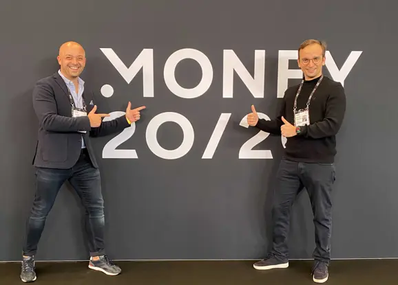 Karol Stępień and Maciej Cielecki at Money 20/20