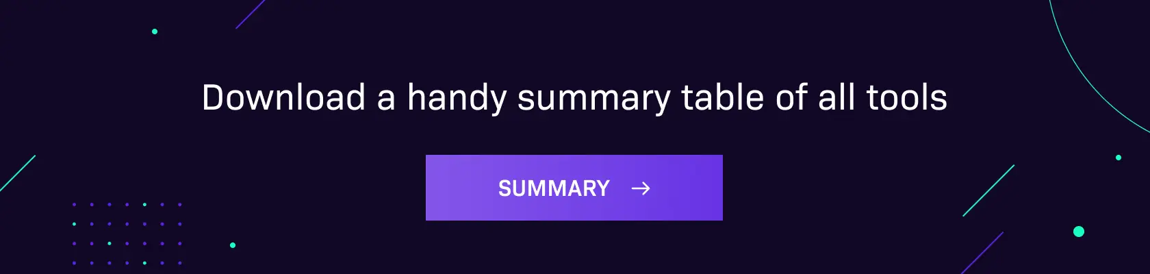 banner with text and download summary button
