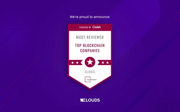 Award for most reviewed Global blockchain company
