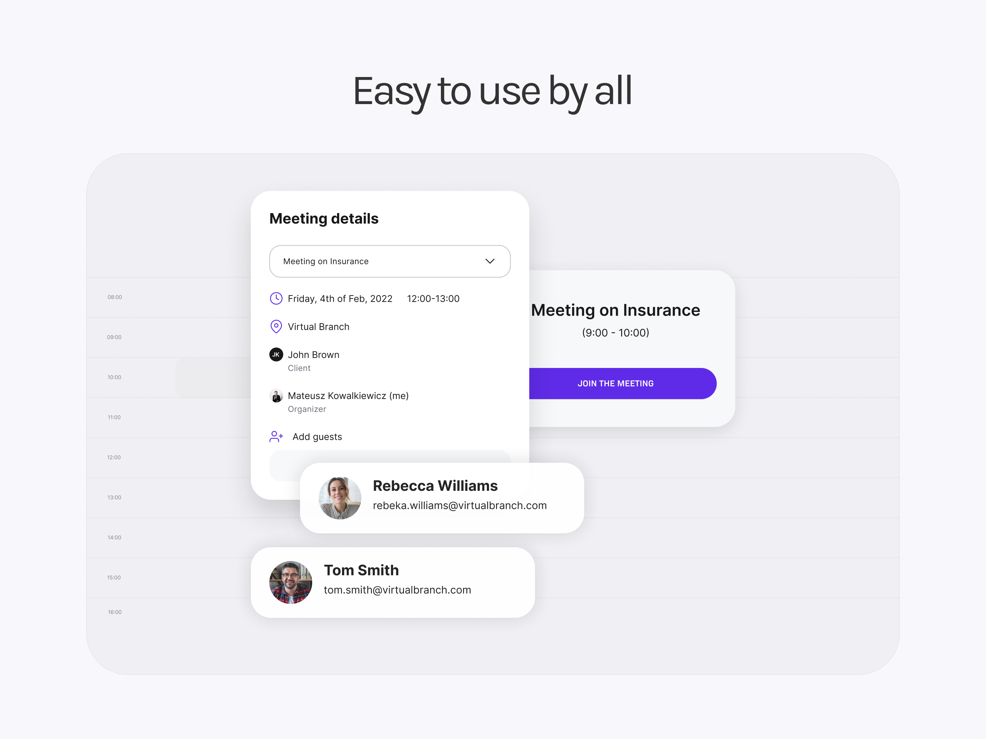 user interfrace of virtual branch