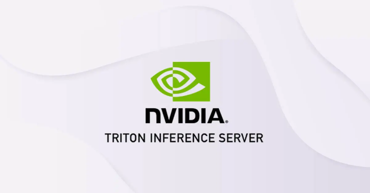 NVIDIA Triton logo on a white background