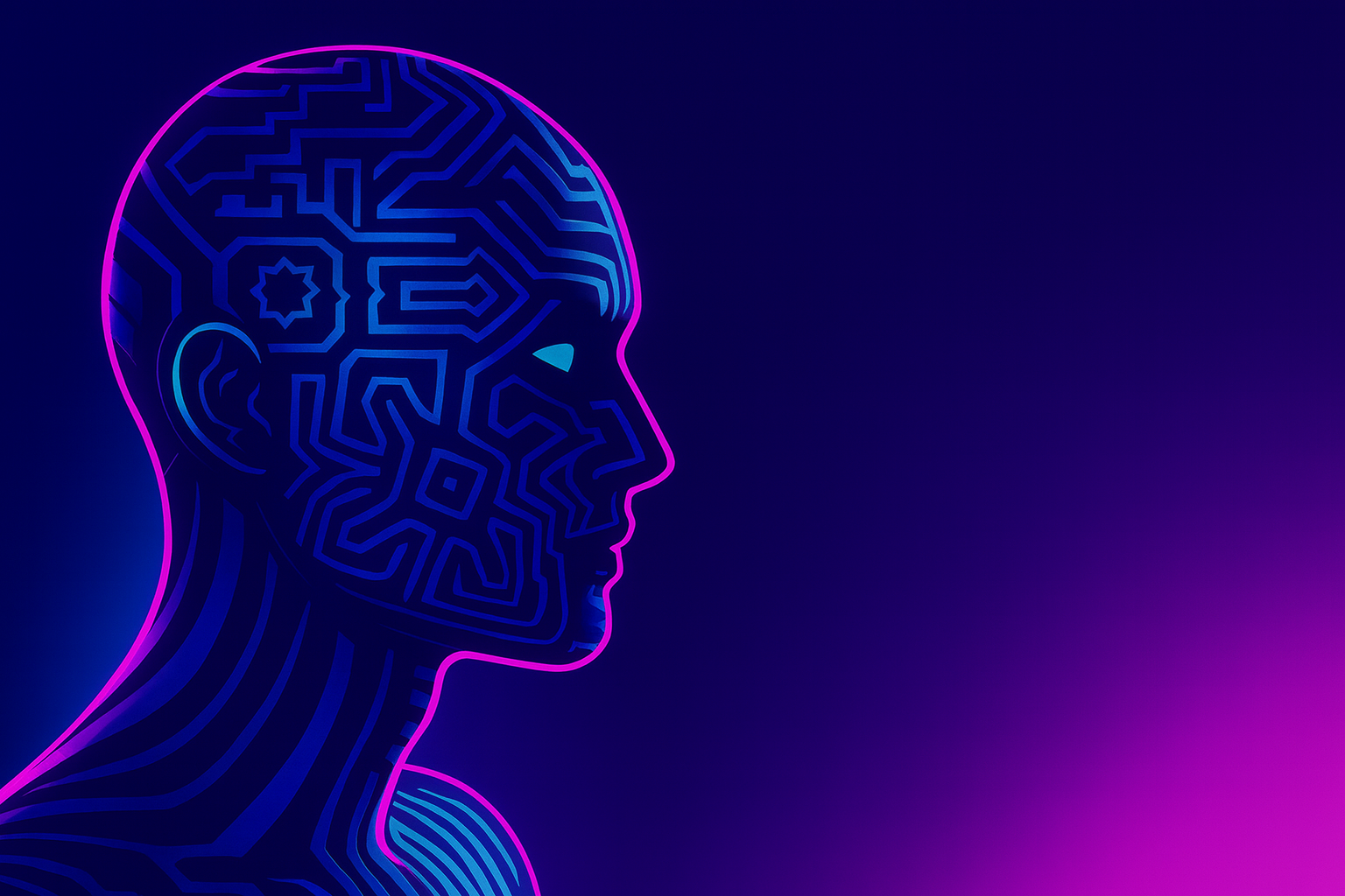 Futuristic human figure with glowing circuit patterns symbolizing AI intelligence and OpenAI AgentKit integration.