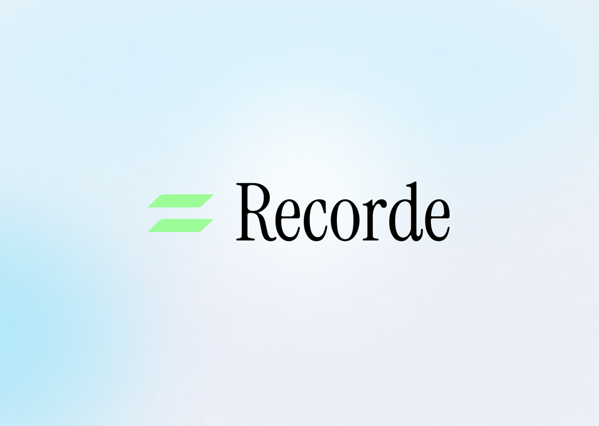 Recorde analytic logo and word mark