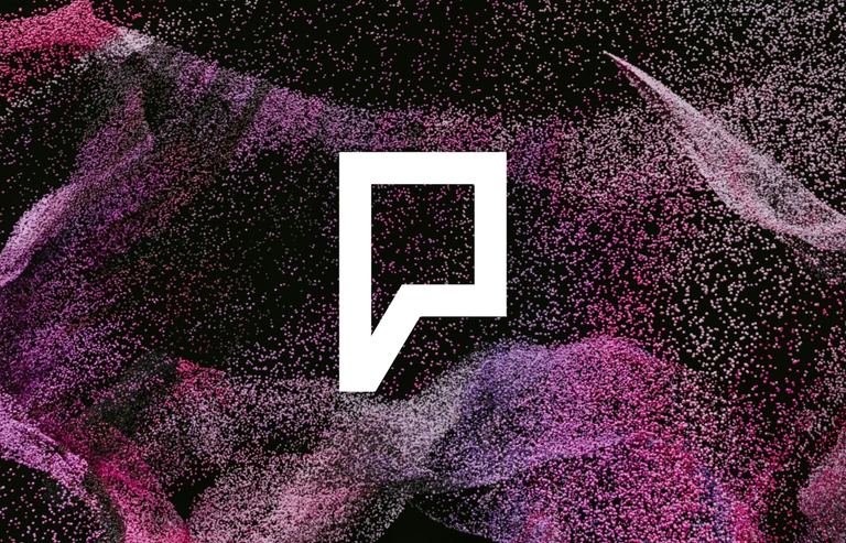 texture background with Proveneance P shaped logo