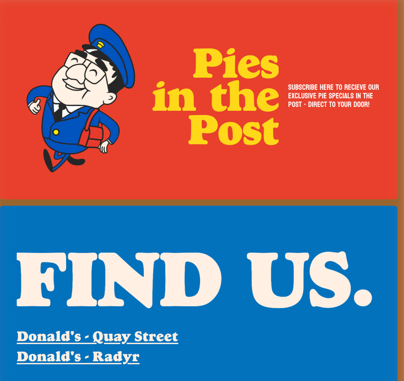 Imagge showing Pies in the post banner and location