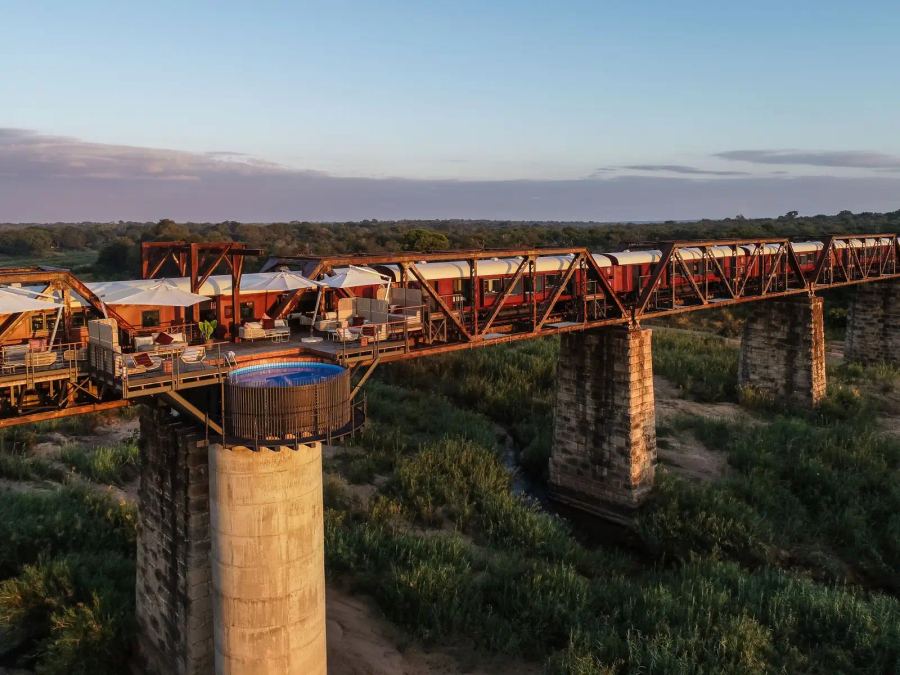 Kruger Shalati The Train On The Bridge