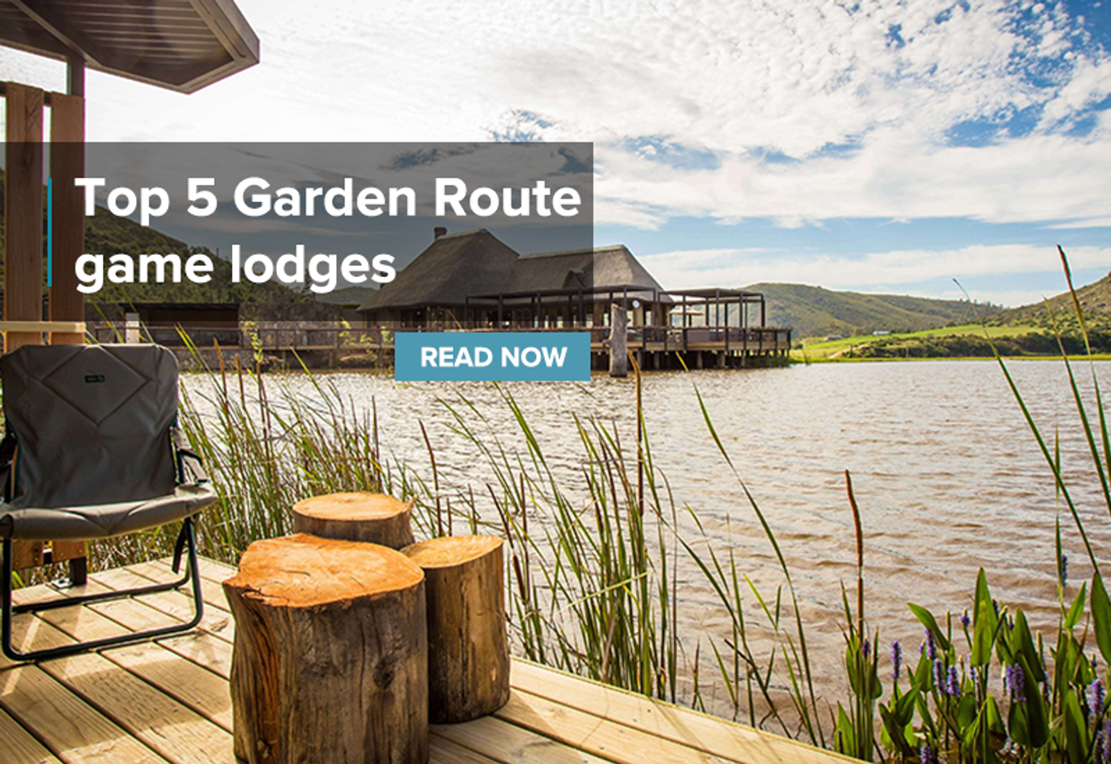 view from garden route game lodge accross the water