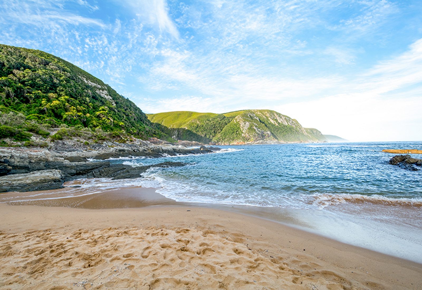 Storms River Mouth Restcamp beach