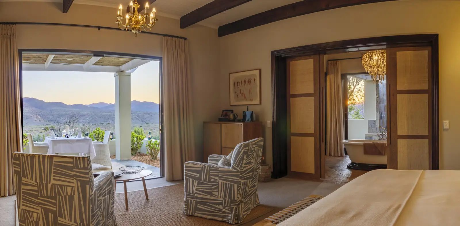 Tilney Manor suites and gardens - Sanbona Wildlife Reserve