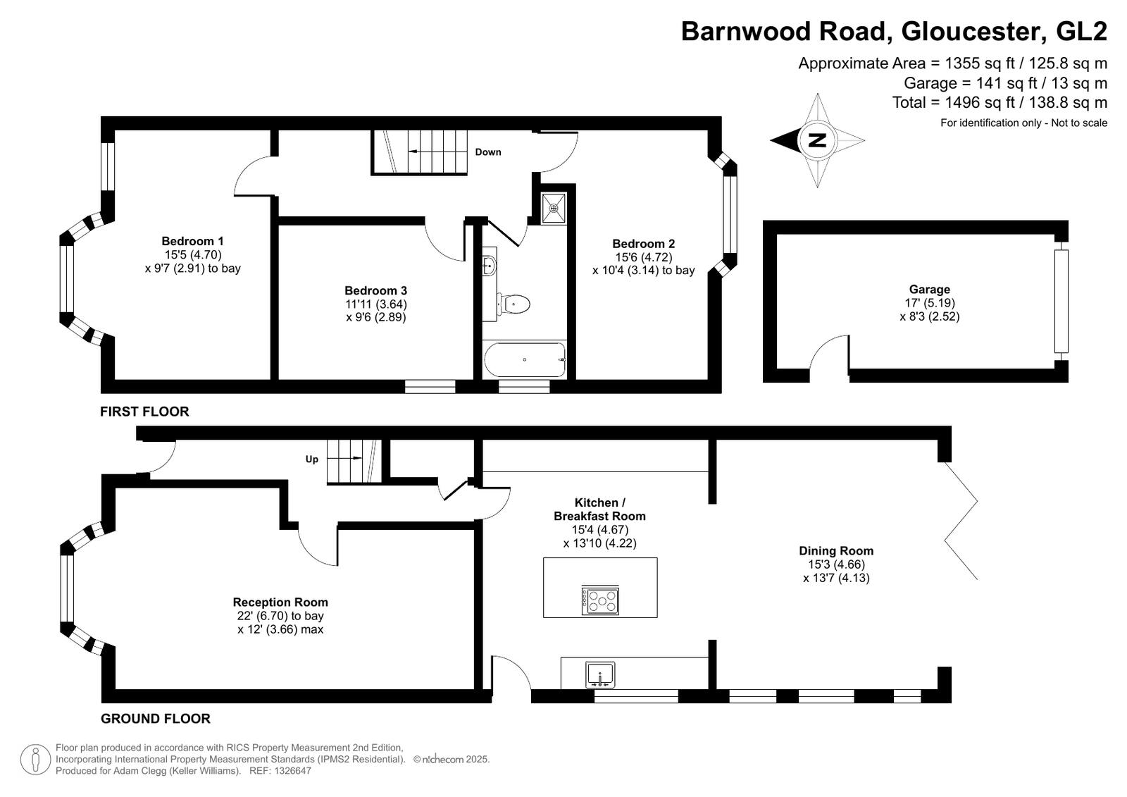 Property Floorplan — Adam Clegg Estate Agents