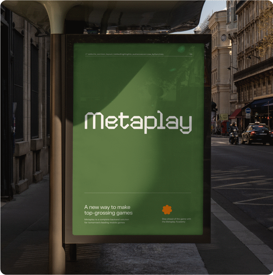 Metaplay outdoor ad