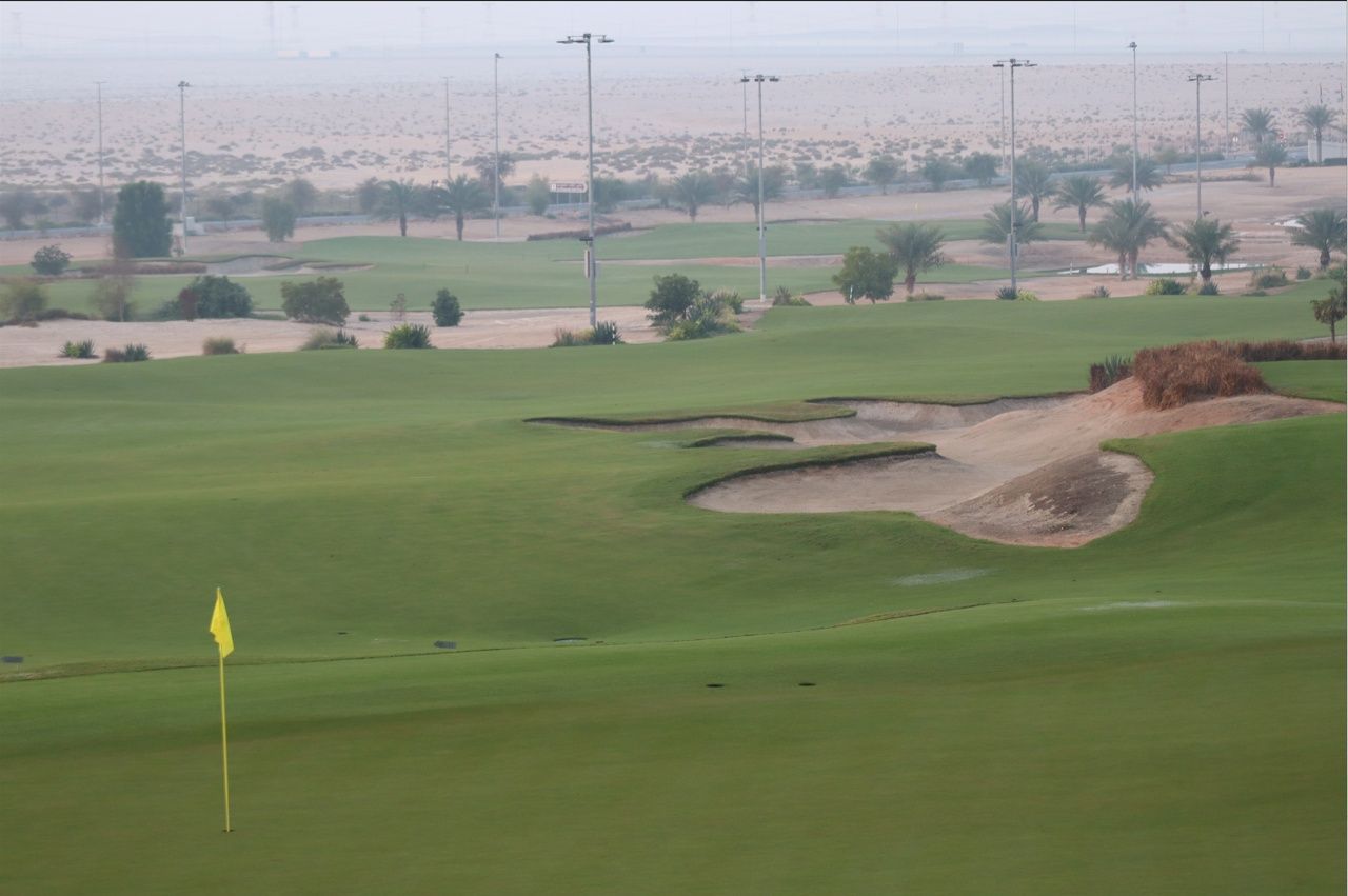 Course landscape at Al Dhannah Golf Course