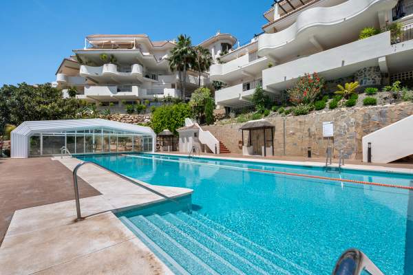 Communal pool view