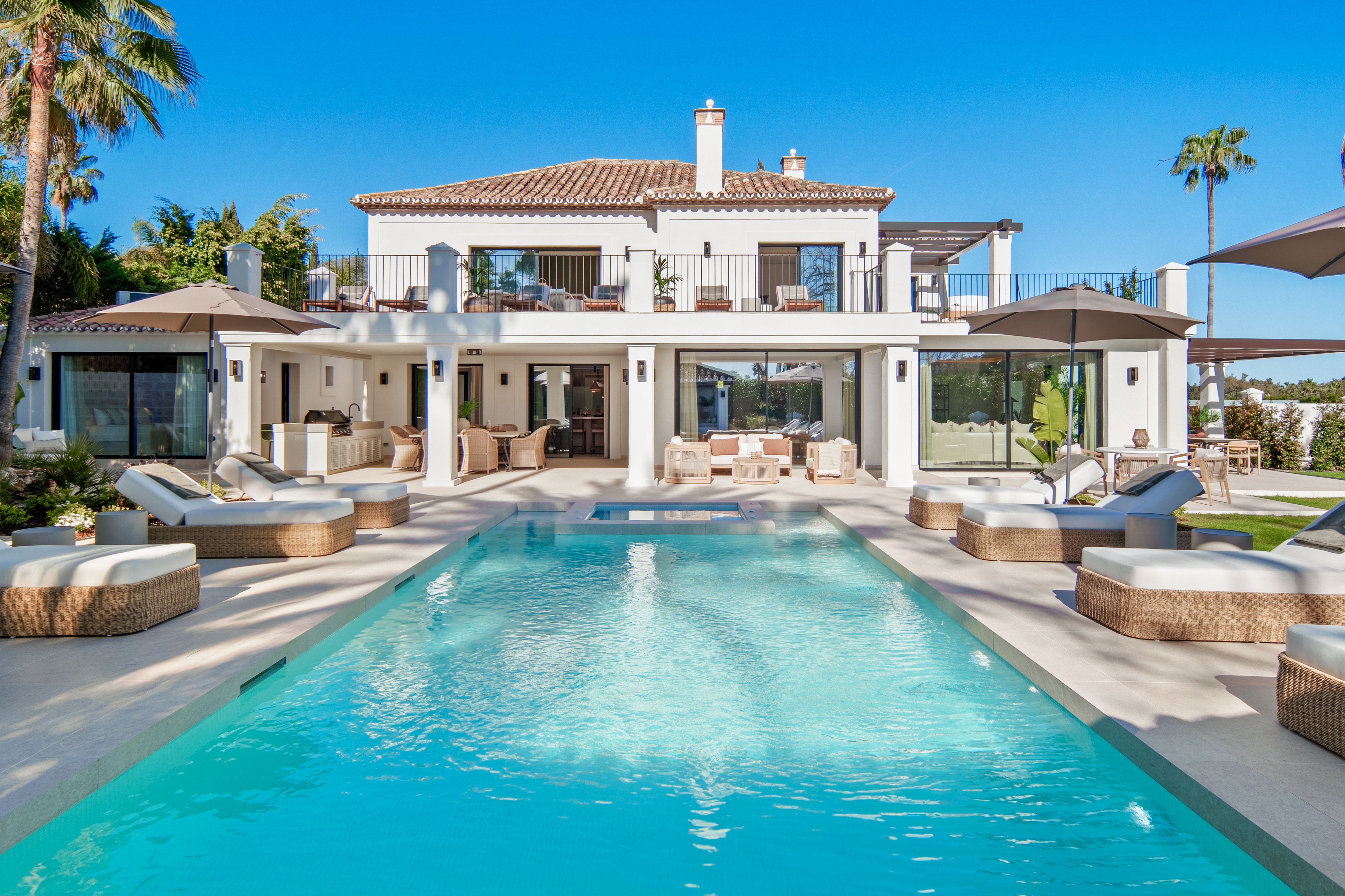 Cerquilla One with its private pool, terraces and landscaped garden