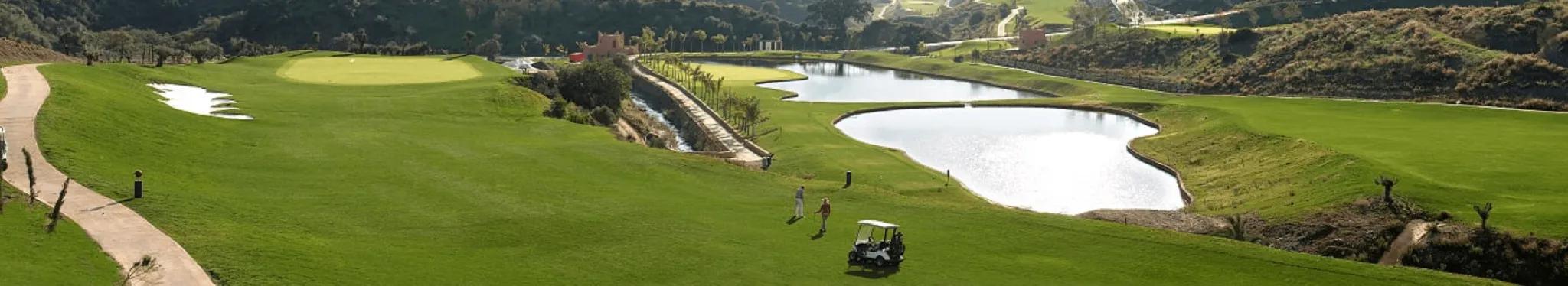 Alferini Golf fairway in the hills at Villa Padierna