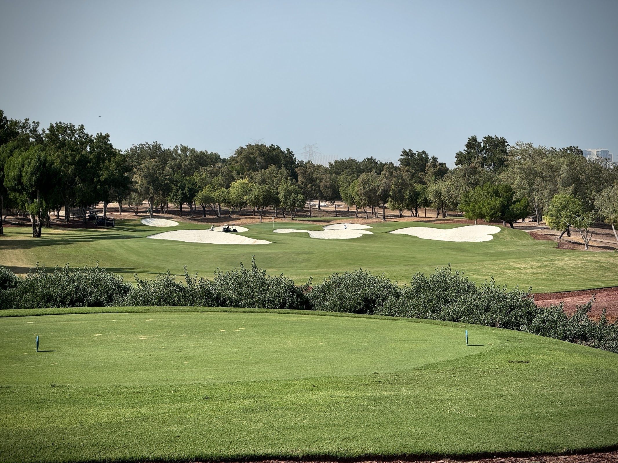 Course landscape at Earth Course at Jumeirah Golf Estates