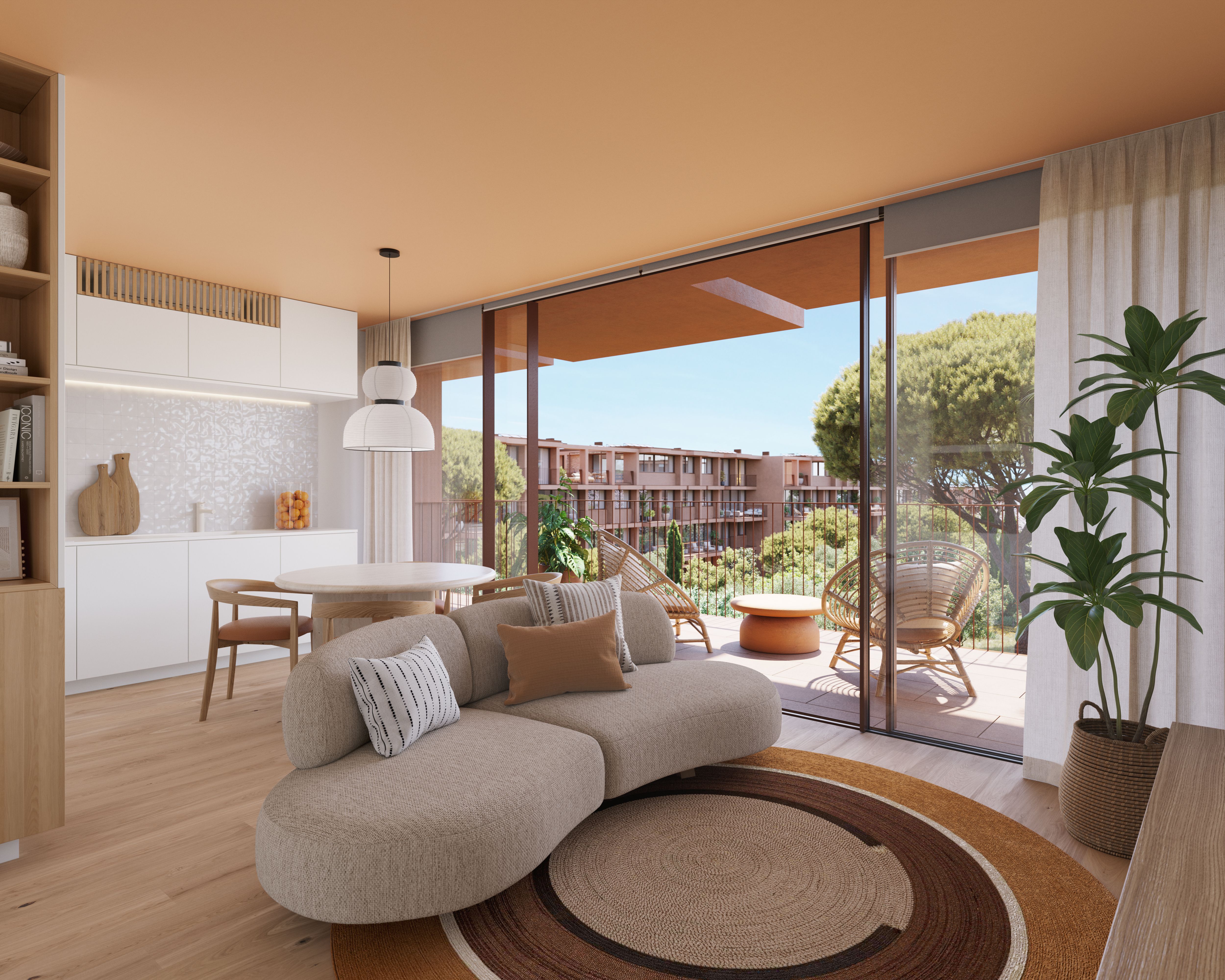 Terracota Vilamoura communal pool unit living