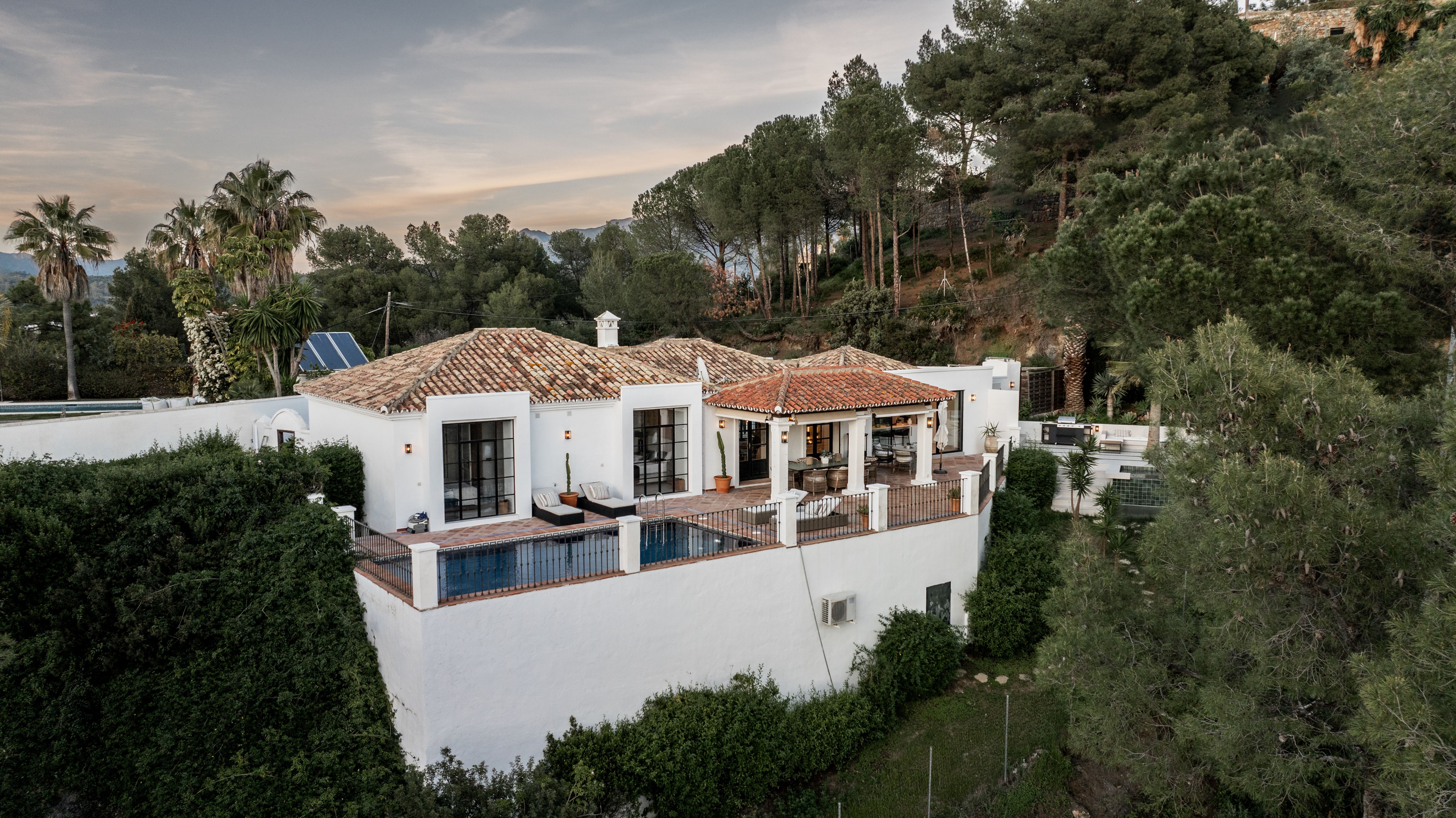 Aerial view of El Madronal 1 in Benahavis