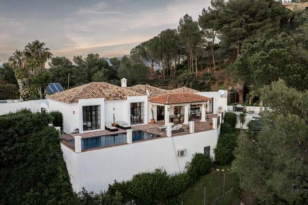 Aerial view of El Madronal 1 in Benahavis