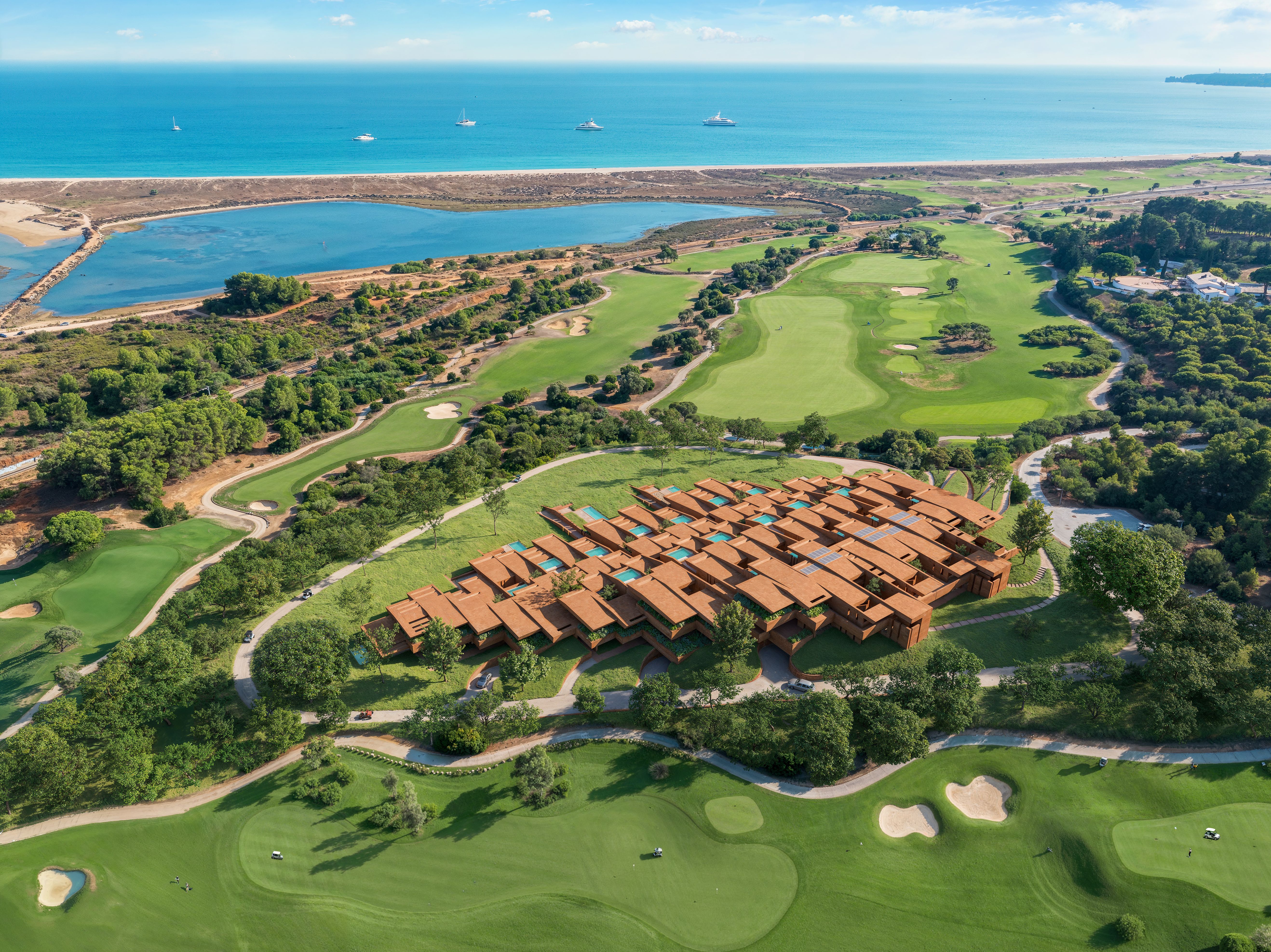 Palmares coastal golf setting near Lagos in Portugal