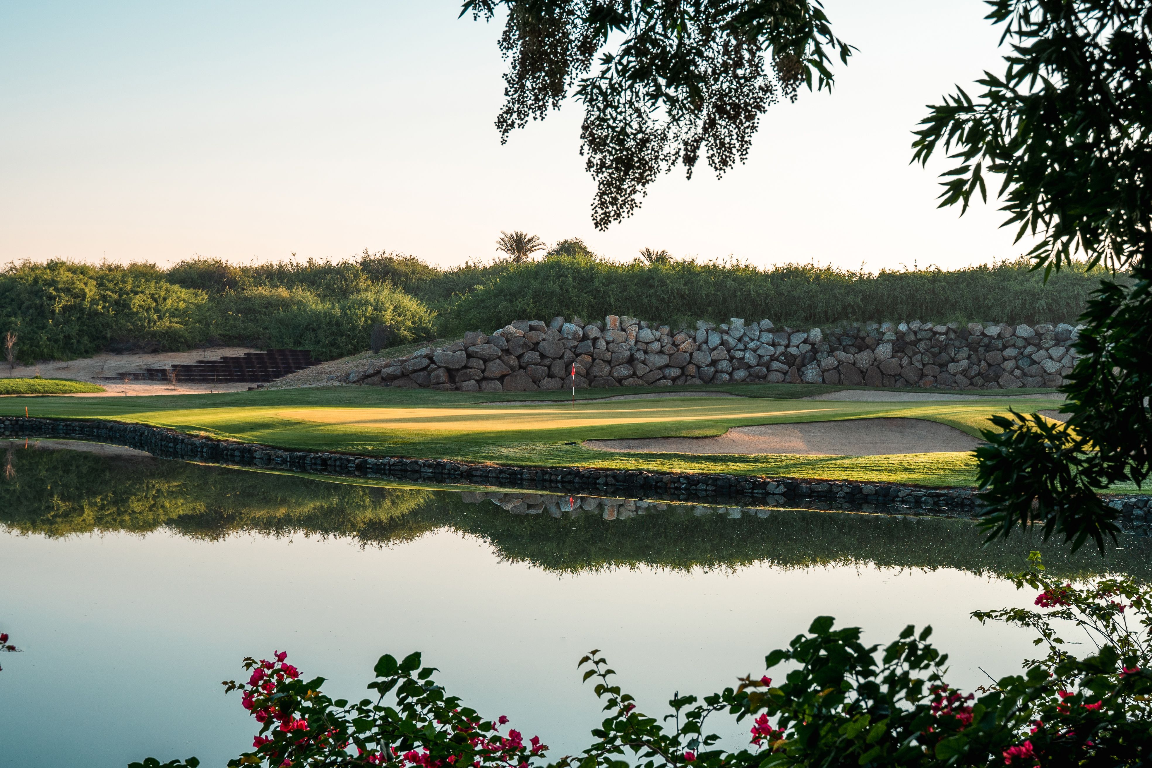 Course landscape at The National Course at Abu Dhabi Golf Club