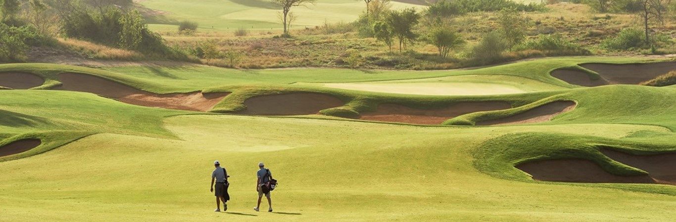 Course landscape at Fire Course at Jumeirah Golf Estates