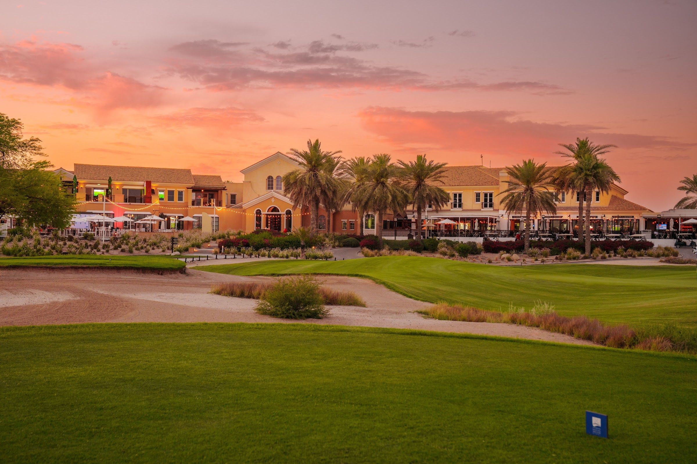 Course landscape at Arabian Ranches Golf Club