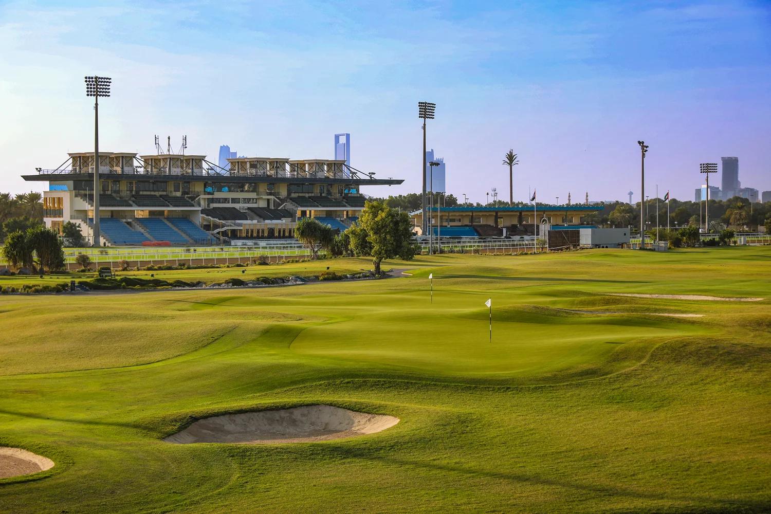 Course landscape at Abu Dhabi City Golf Club Course