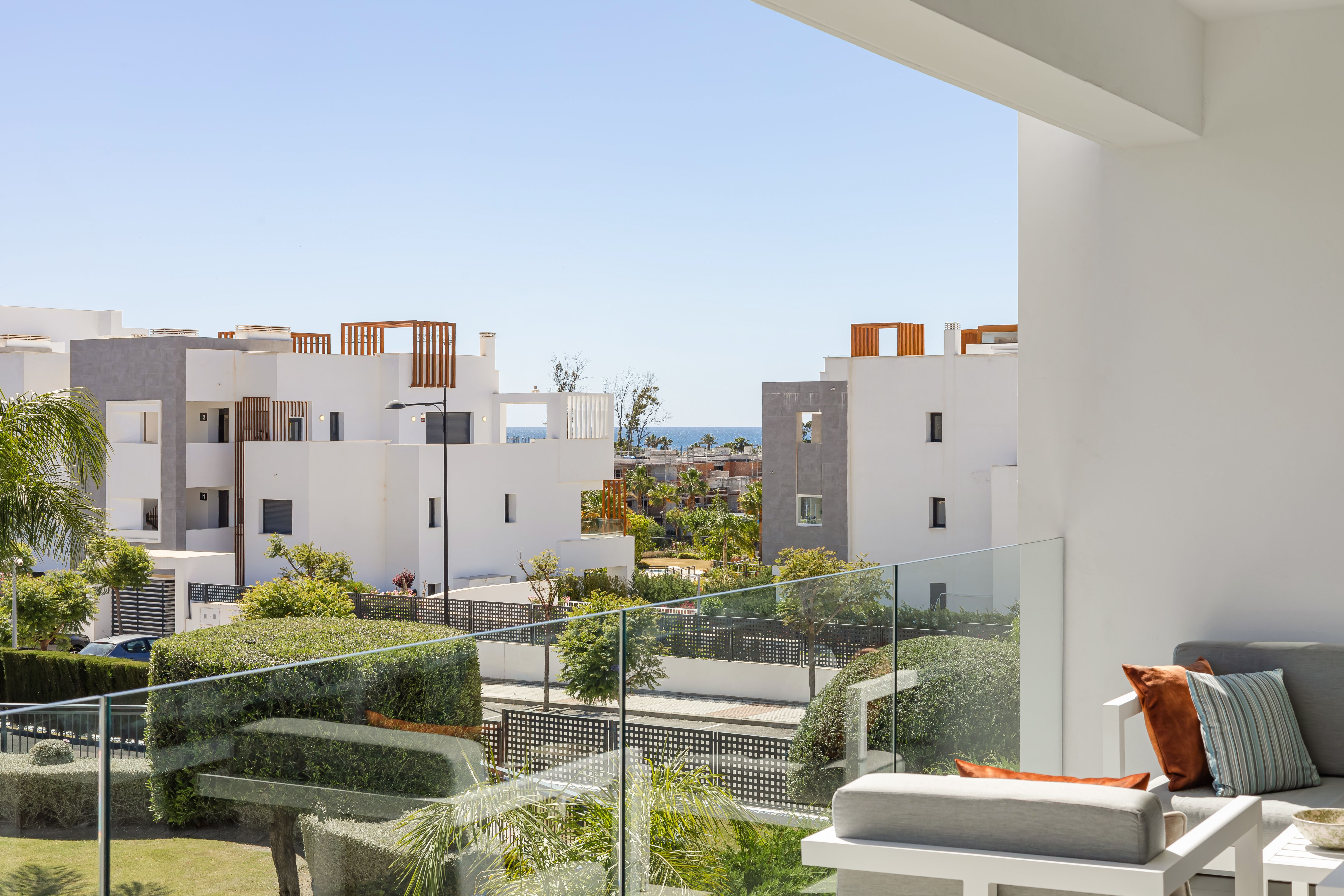 Terrace view at Miradores del Sol