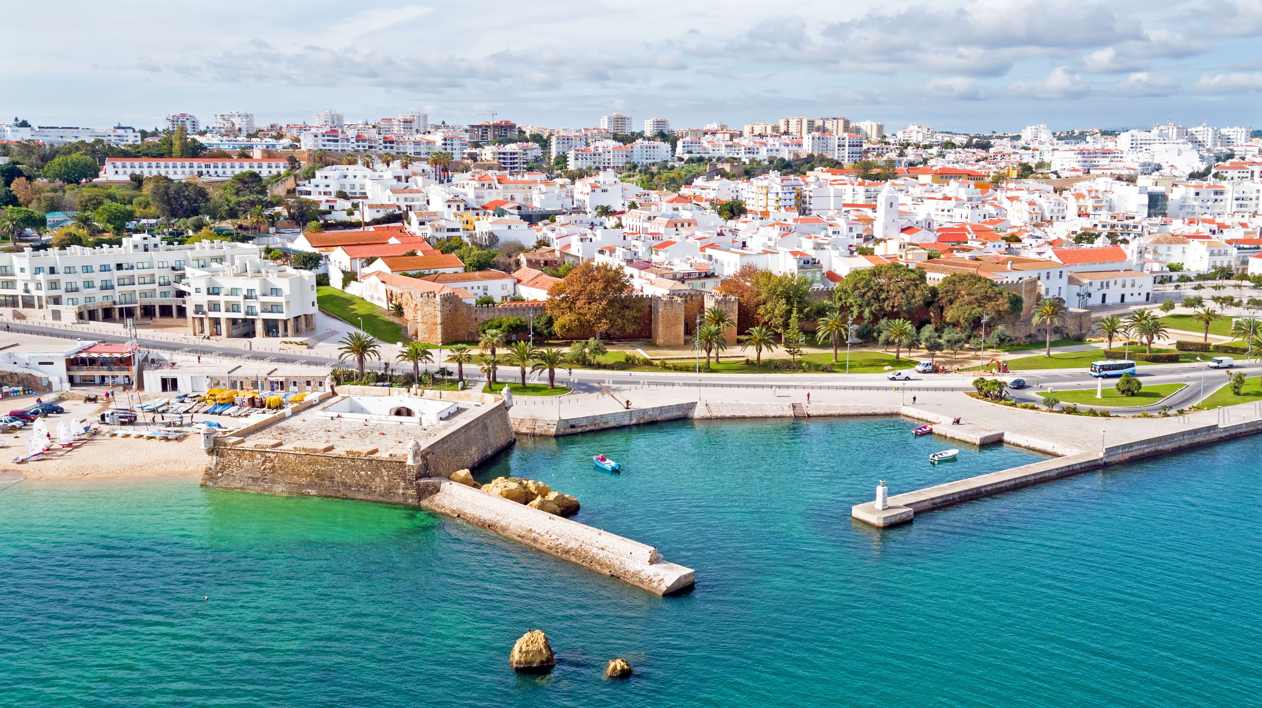 Palmares coastal golf setting near Lagos in Portugal
