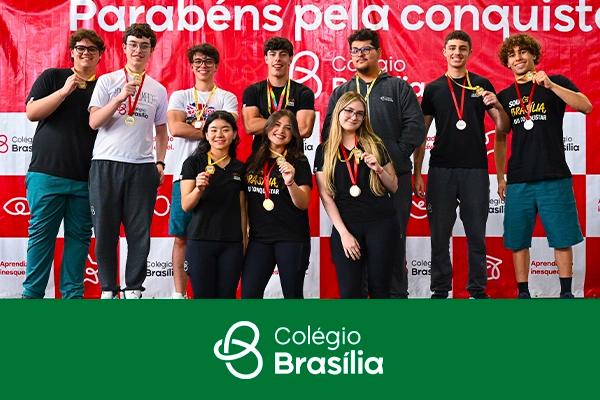 Alunos do Colégio Brasília medalhistas da OBA 2026