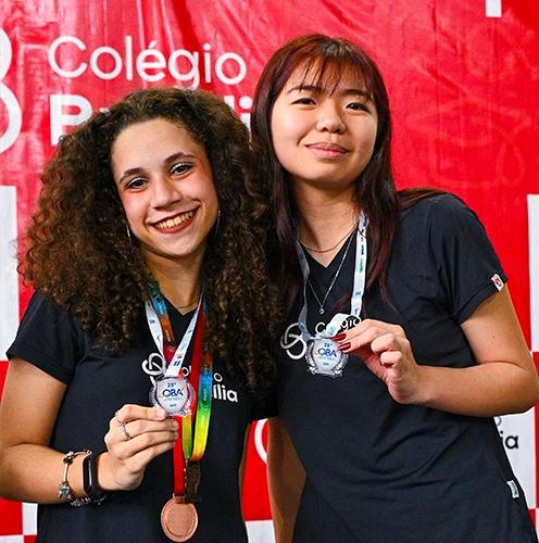 Registro da premiação da OBA 2026 no Colégio Brasília 3