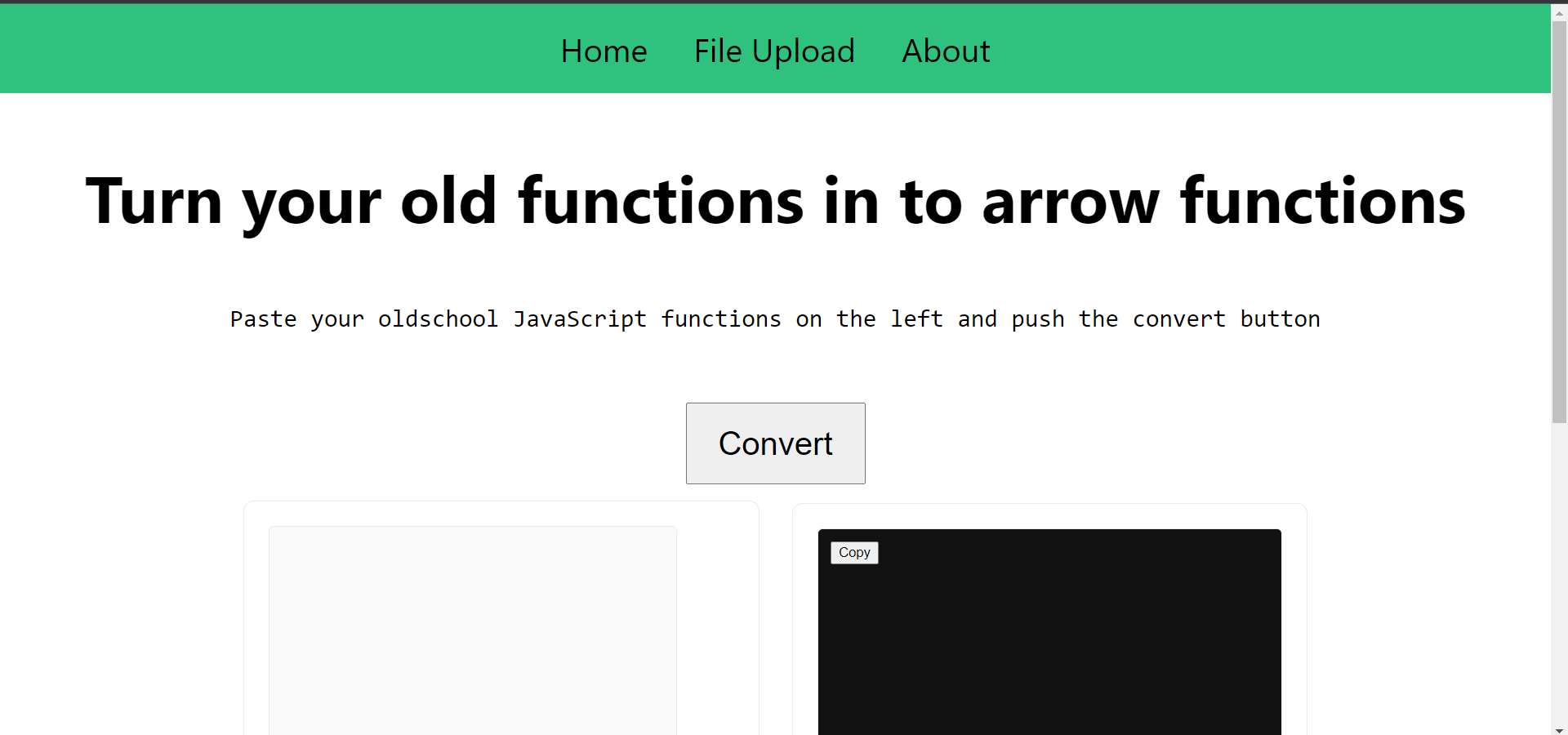 Function To Arrow Function