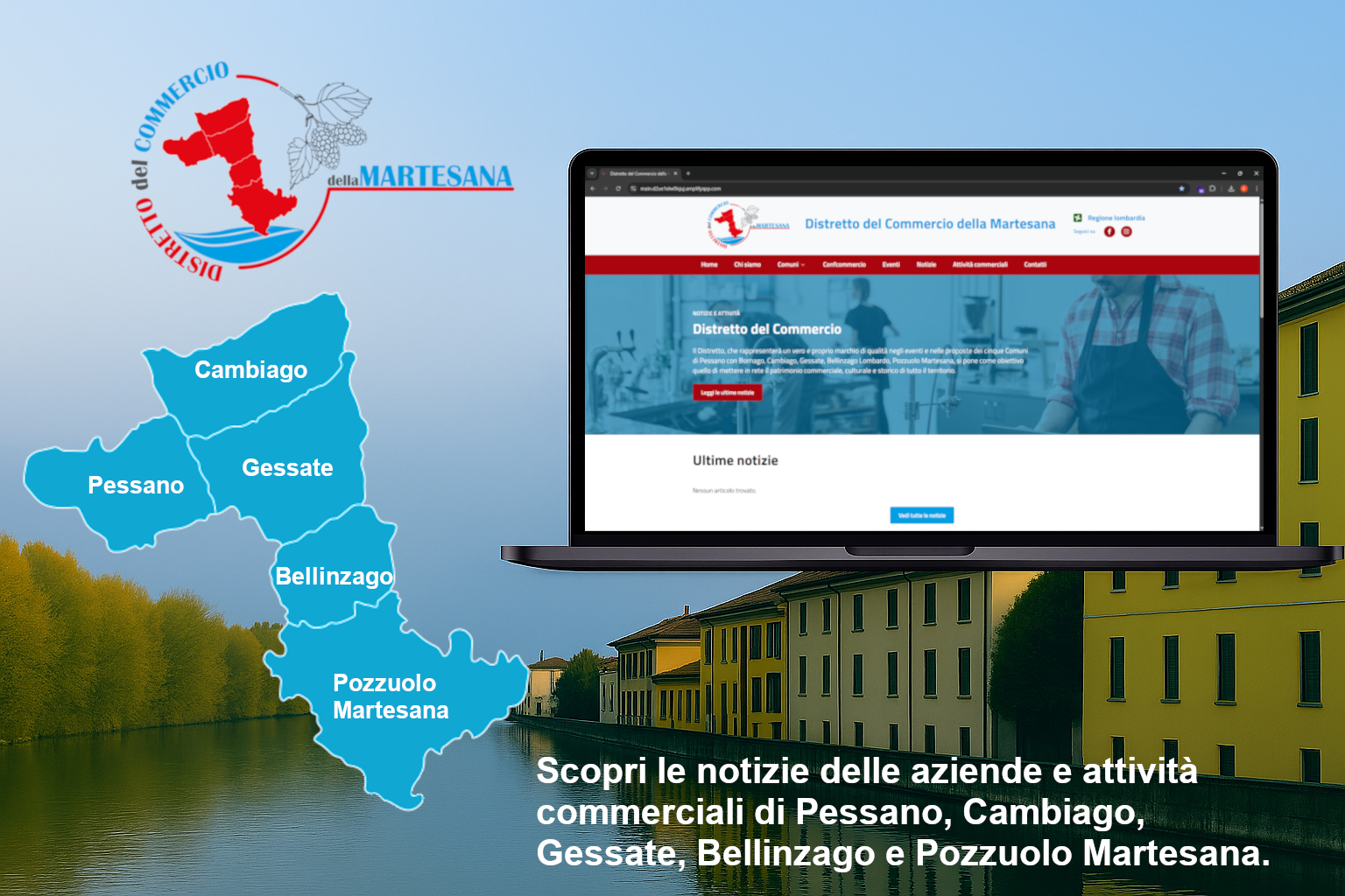 Portale web Distretto del Commercio della Martesana