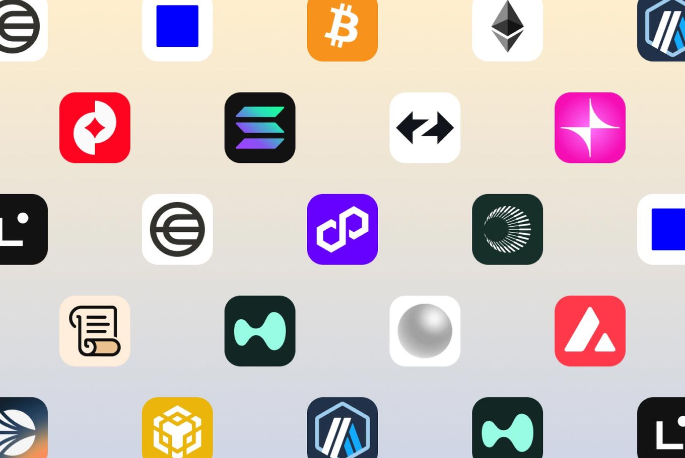 DecentWealth supports Bitcoin, Ethereum, Solana, Arbitrum, and 12 more blockchains
