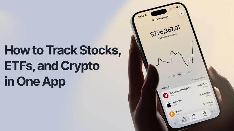 How to Track Stocks, ETFs, and Crypto in One App