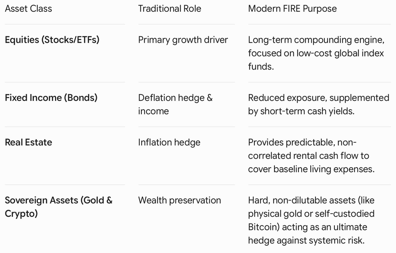 The Anatomy of a Modern, Diversified FIRE Portfolio, DecentWealth