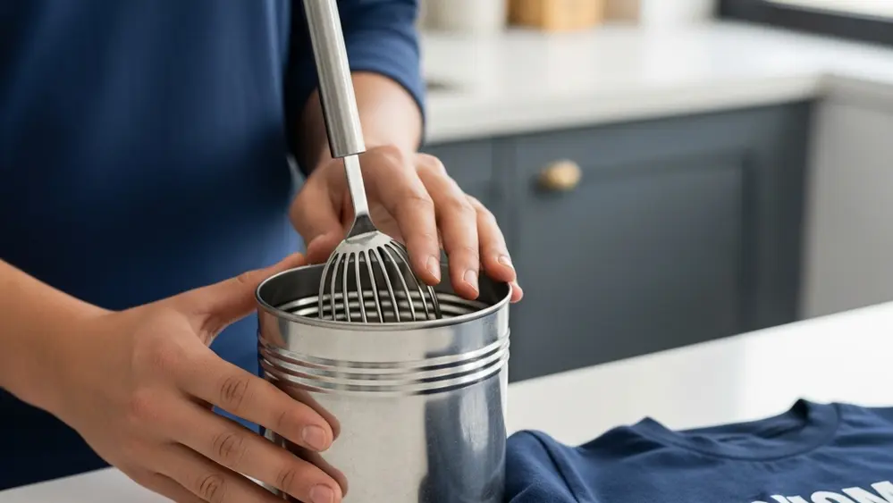 A close-up view of a metal canister on a clean countertop symbolizing a culinary tool that could be misused.