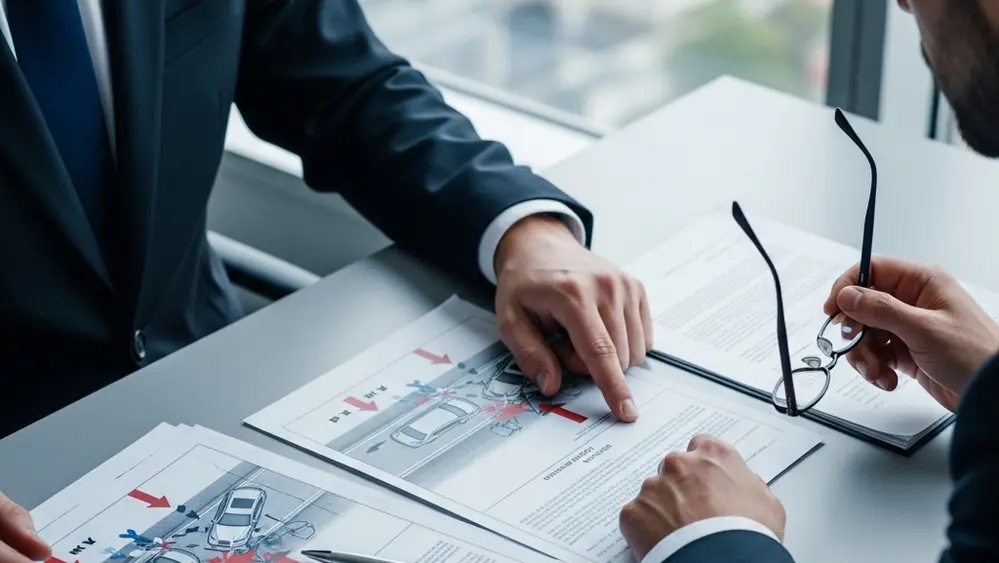 Professional image representing Determining Fault in Traffic Collisions: The Definitive Guide to Liability Laws