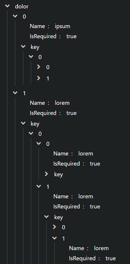 React JSON tree viewer