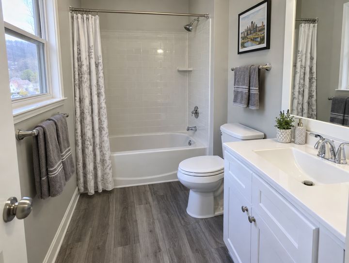 Bathroom, after cleaning