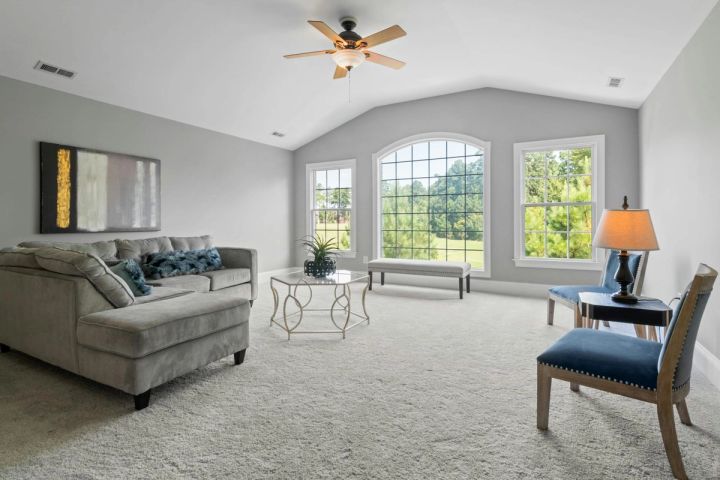 An empty, freshly cleaned living room
