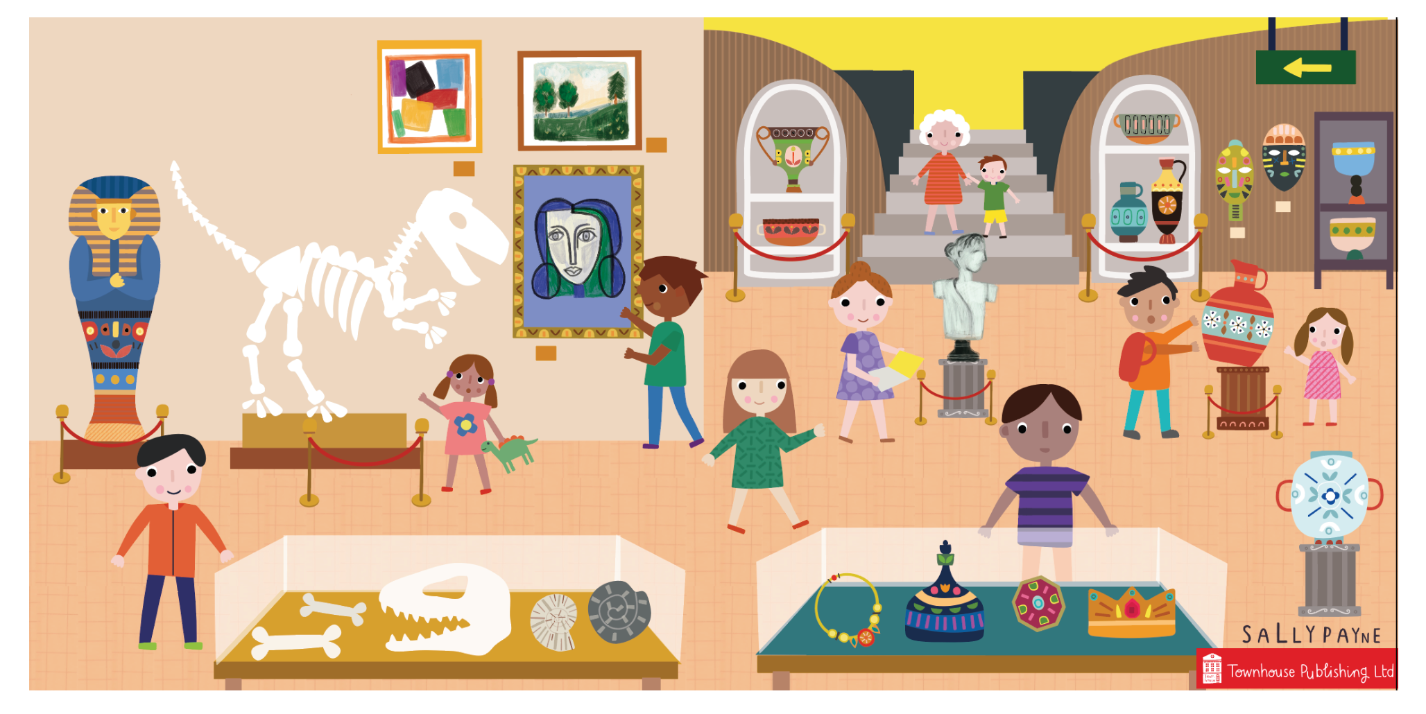 Museum scene