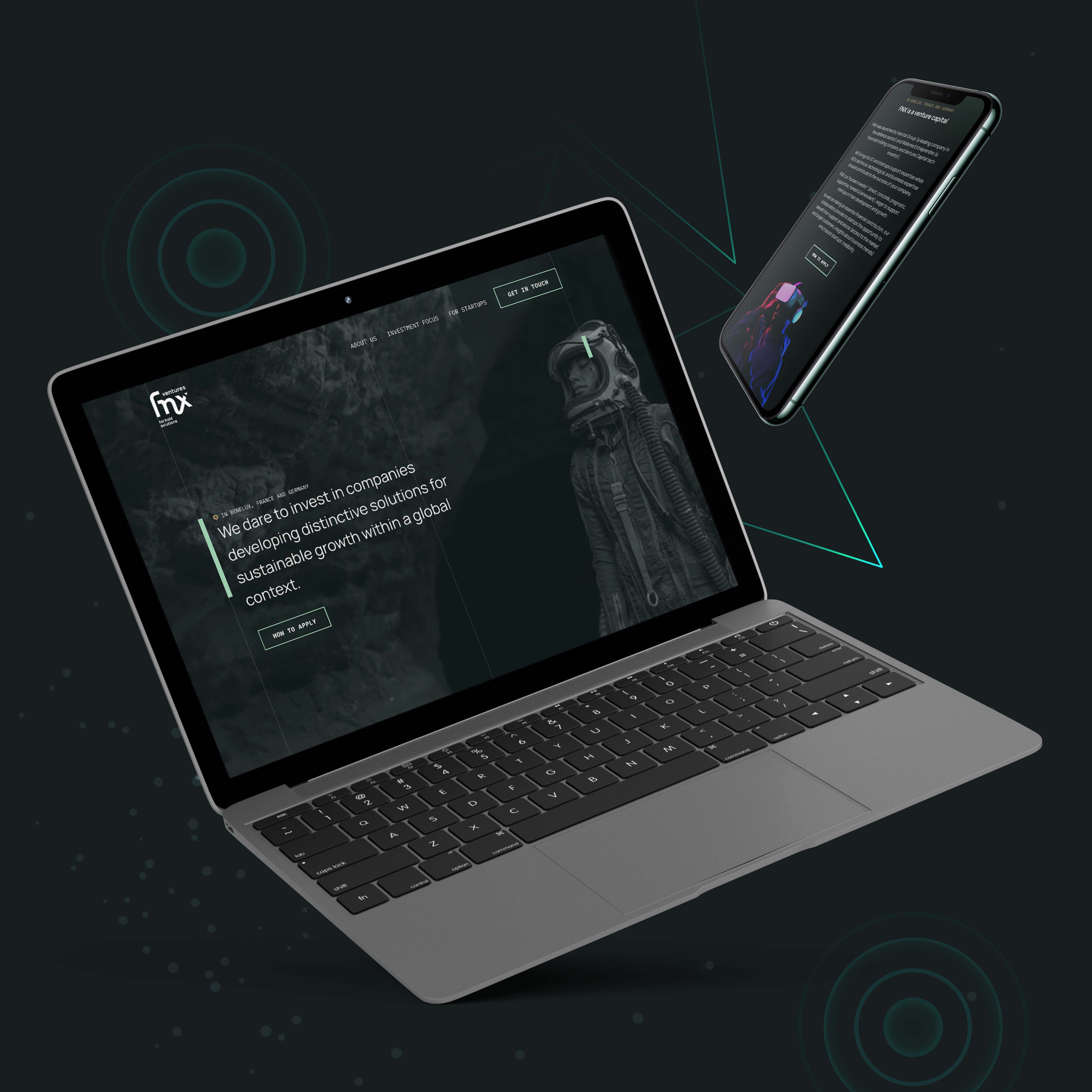 Site internet FNX Ventures 